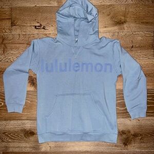 lululemon athletica Men's Blue Hoodie Sweater